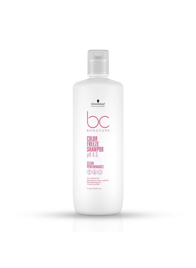 Schwarzkopf Bonacure Color Freeze Ph 4.5 Micellar Sulfate Free Shampoo, Fresh, 1000 ml - Image 1