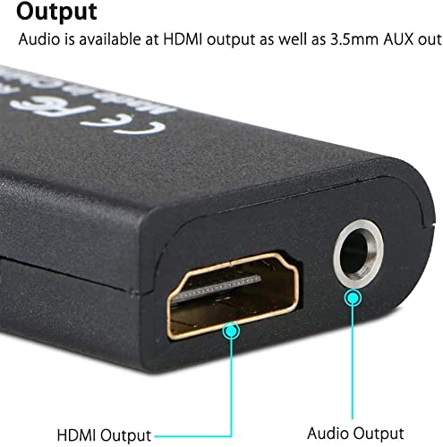 ETZIN PS2 to HDMI, ps2 hdmi Cable, HDMI Converter Support 1080P/720P with 3.5mm Audio Output HDTV Monitor Supports All Display Modes-(EPL-313GA) - Image 5