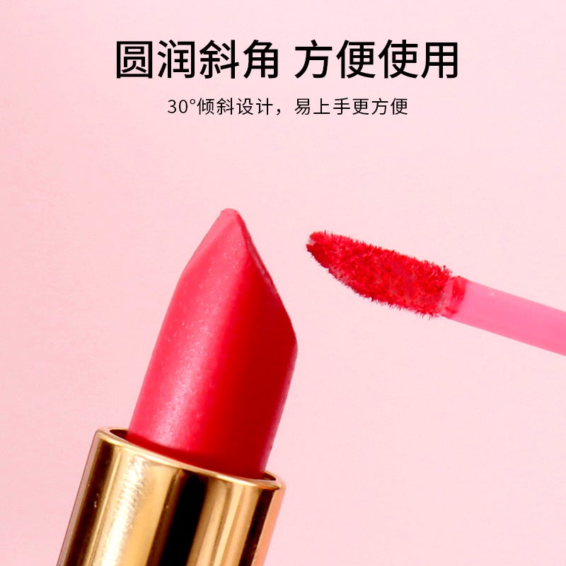 Kunteng Flocking Lip Brush Stick High Color Value No Hair Loss No Odor Small And Light Solid Lip Brush Beauty Tool - Image 5