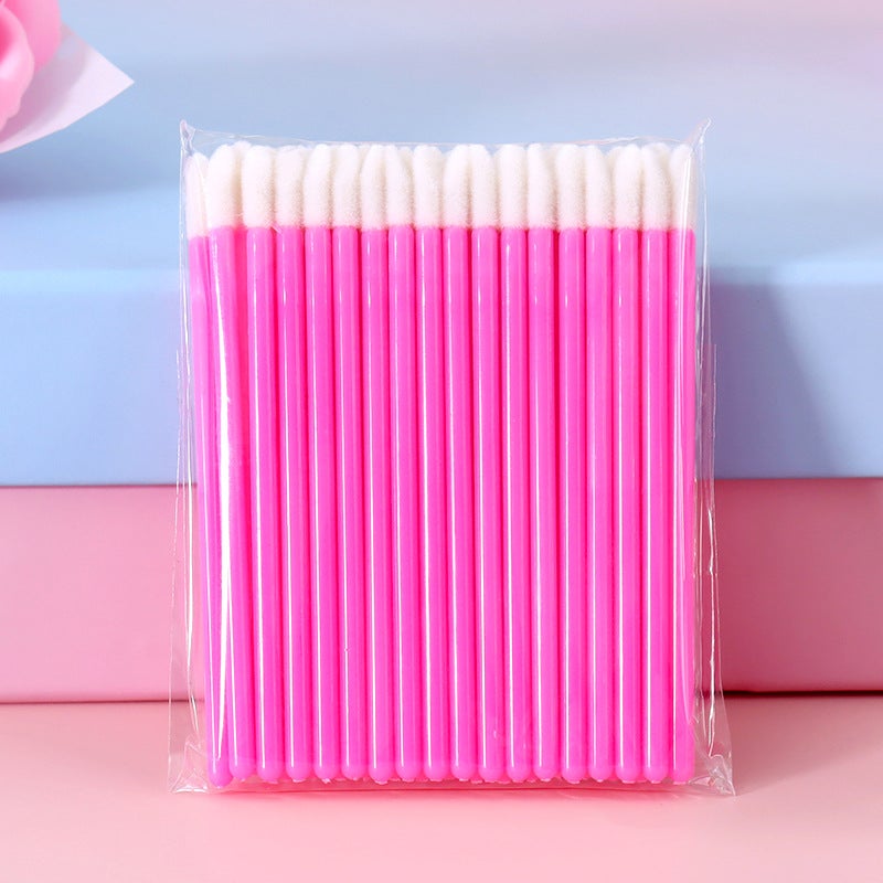 Kunteng Flocking Lip Brush Stick High Color Value No Hair Loss No Odor Small And Light Solid Lip Brush Beauty Tool - Image 1