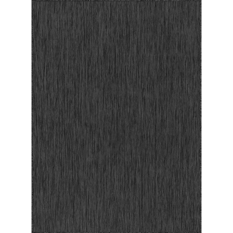 CAMILSON Outdoor Rug 8x10 Modern Area Rugs for Indoor and Outdoor Patios and Porches - Waterproof, Washable, Non-Shedding, Easy-to-Clean Outside Carpet (8 x 10, Solid - Dark Gray) - Image 2