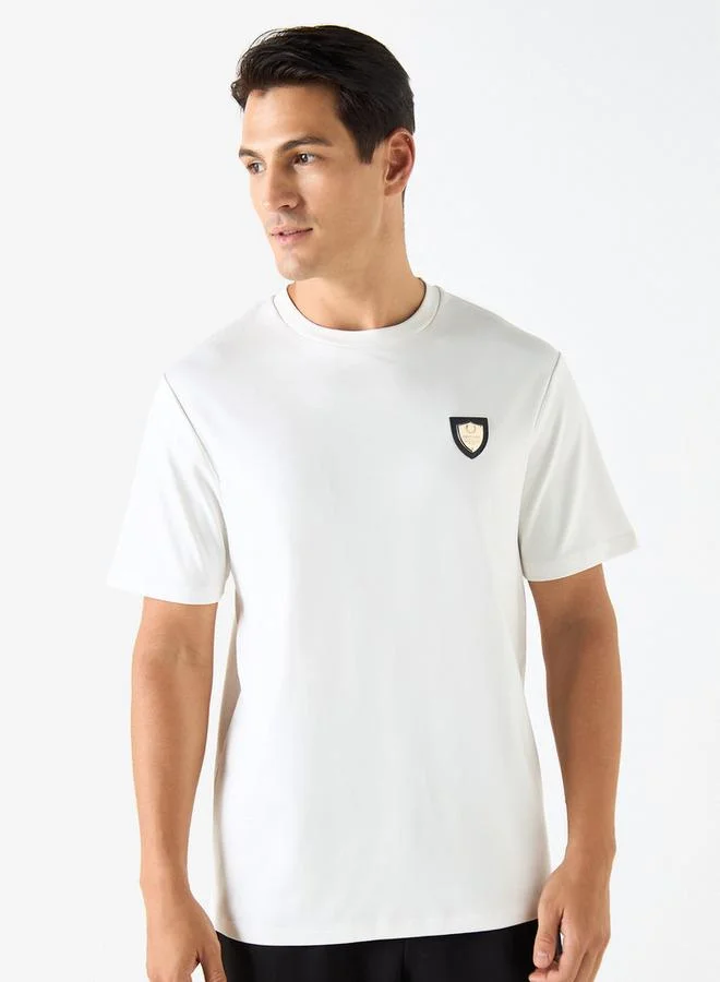 Emperor Applique Detail T-shirt with Short Sleeves