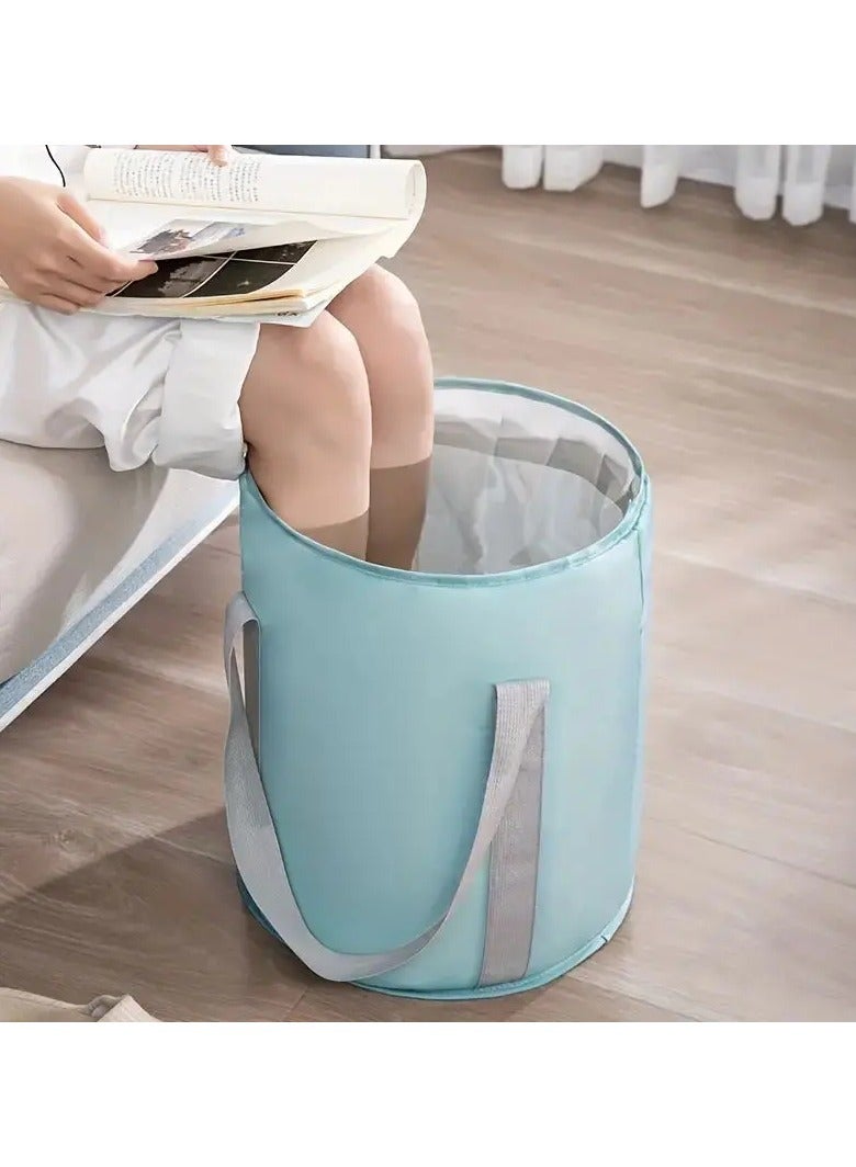 AROAQ 1pc Portable Collapsible Foot Bath Basin with Handles Perfect for Soaking Feet Traveling Camping and Outdoor Activities - Image 4