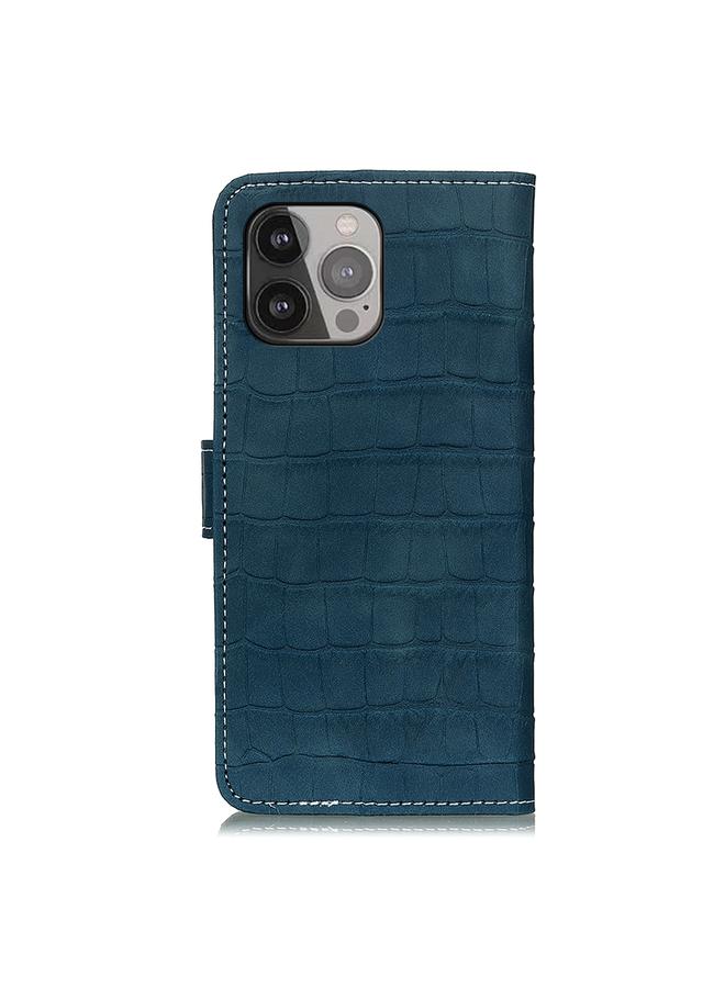 Zaboon Case For iPhone 13 Pro Max Crocodile Texture Horizontal Flip Leather Case with Holder & Card Slots & Wallet - Image 3