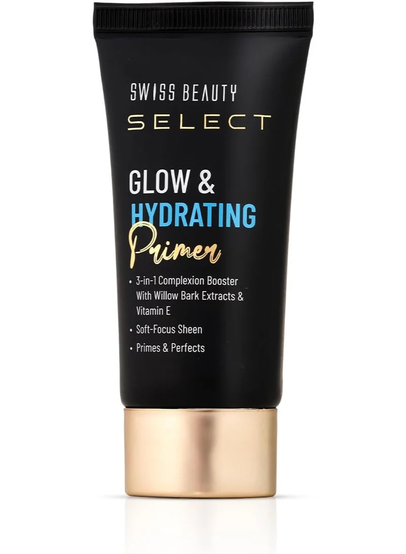 Swiss Beauty Swiss Beauty Select Glow & Hydrating Primer Enriched With Vitamin E & Witch Hazel Extract | 25ml