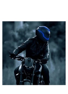 SYOSI Motorcycle Helmet Light, 3 Modes Driving EL Light Strips, Helmet Light Strip, Night Riding Signal Light Decoration Kit, Safety Alert Function, No Heat & No UV Rays, Suitable for Most Helmets  - Image 5