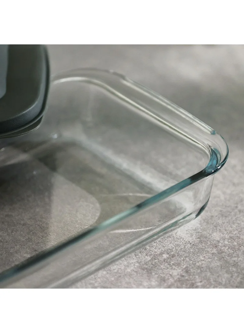 DANUBE HOME Rectangular Borosilicate Glass Baking Dish 3000Ml