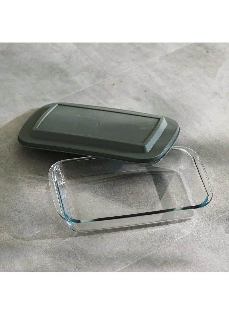 DANUBE HOME Rectangular Borosilicate Glass Baking Dish 3000Ml