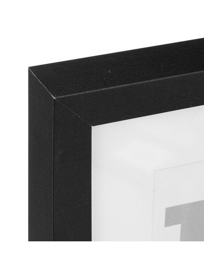 atmosphera 2-Picture Eva Wall Mounted Decorative Easy-Hanging Photo Frame Black 10 x 15cm 193155  - Image 2