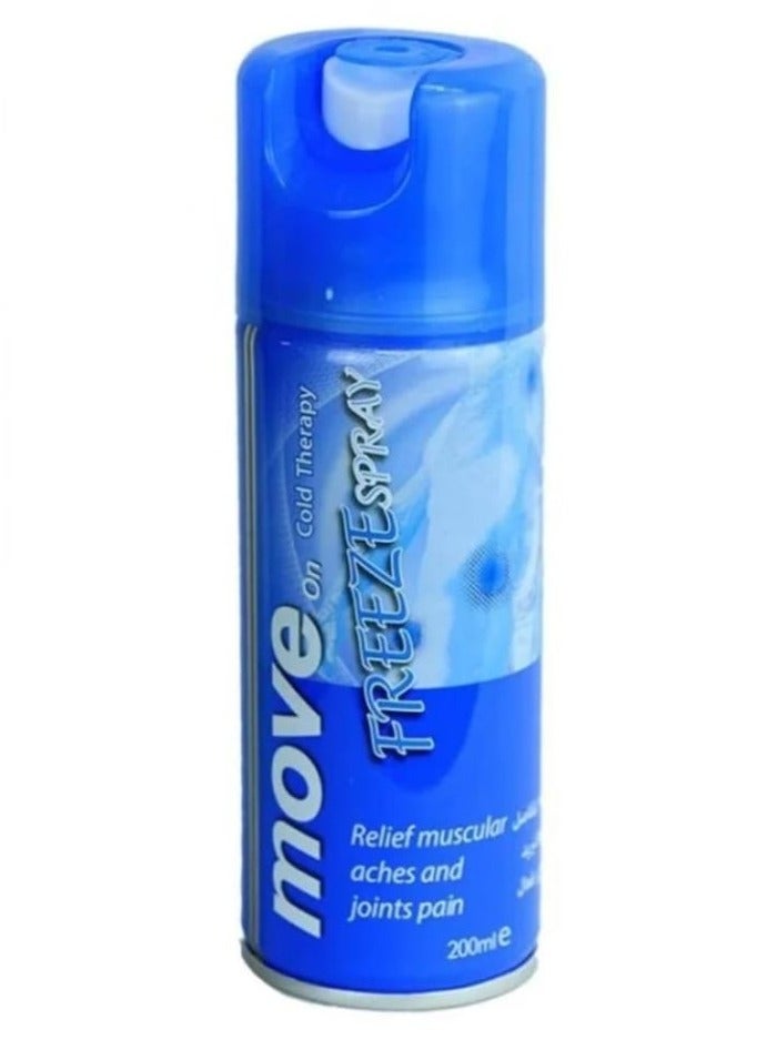 Move On Freeze Pain Relief Spray, 200 ml