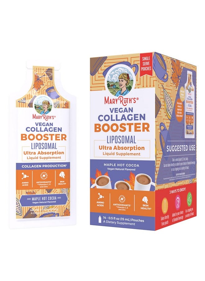 Collagen Booster Liposomal; Sugar Free; Liquid Collagen Booster With Vitamin C Vitamin E Zinc Copper & Silica; Skin Care & Joint Support Supplement; Vegan; Nongmo; 14 0.5 Fl Oz Pouches - pzsku/ZA2AC67A0D77AF2FEAC4FZ/45/_/1695134209/0db71758-f9c7-4a9f-bfda-53e61f0b54ce