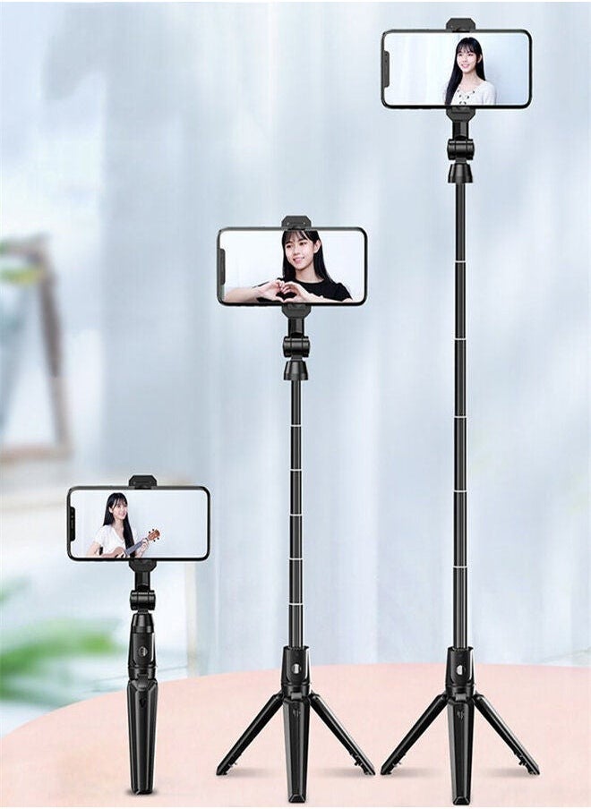 Raxoom K21 Foldable Wireless Selfie Stick Tripod Wireless Bluetooth Selfie Stick Handheld Gimbal Tripod With Remote Control For IOS And Androids - Image 1