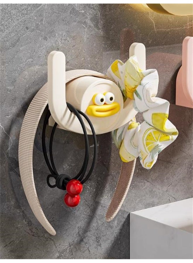 هومستر 4 حزمة تصميم لطيف خطافات ملونة ، مثبتة على الحائط ، للحمام ، مناشف معلقة ، حذاء ، فرقة شعر - Image 3