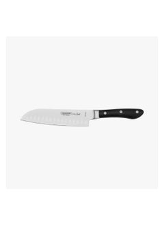 Since 1911,Made in Brazil- Prochef 7 Inches Santoku Knife with Stainless Steel Blade and Black Polycarbonate and Fiberglass Handle,