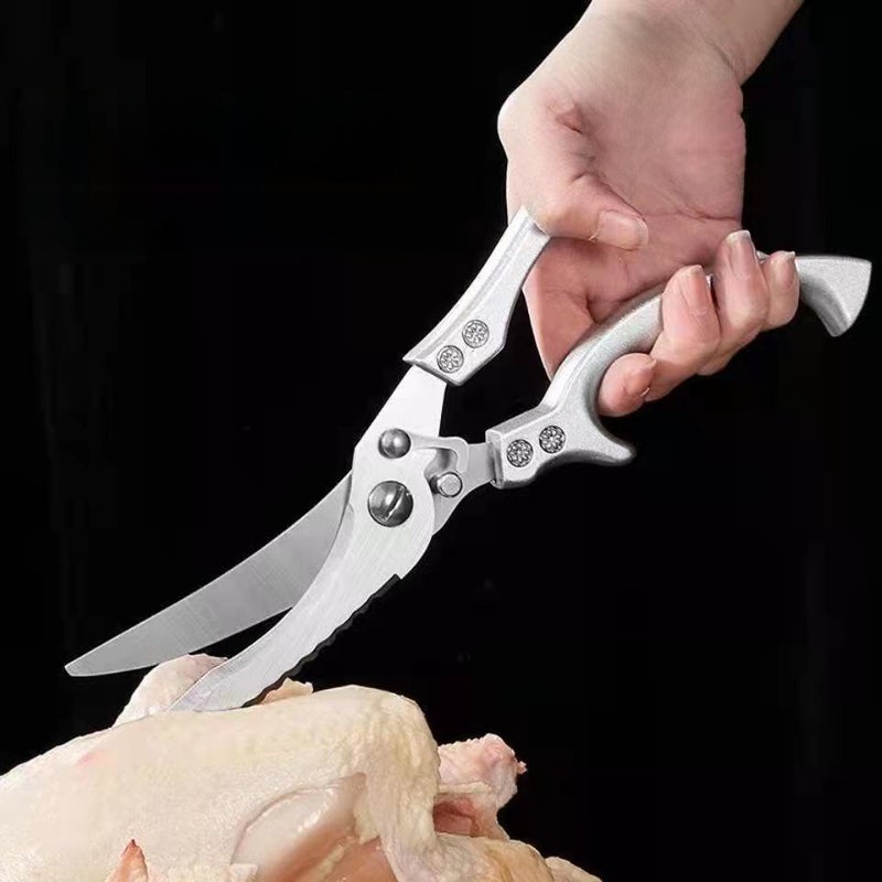 Factory spot multifunctional chicken bone scissors stainless steel kitchen scissors meat bone scissors fish scissors strong scissors(Multifunctional chicken bone scissors [bulk pp bag) - Image 2