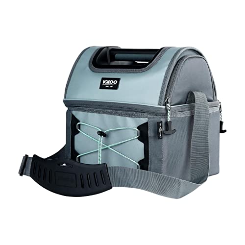 Igloo Gripper Maxcold Insulated 16-can Lunch Bag Cooler-Gray - Image 1