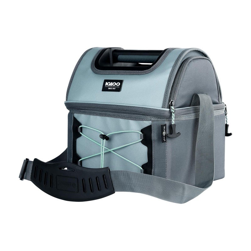 Igloo Gripper Maxcold Insulated 16-can Lunch Bag Cooler-Gray - Image 4