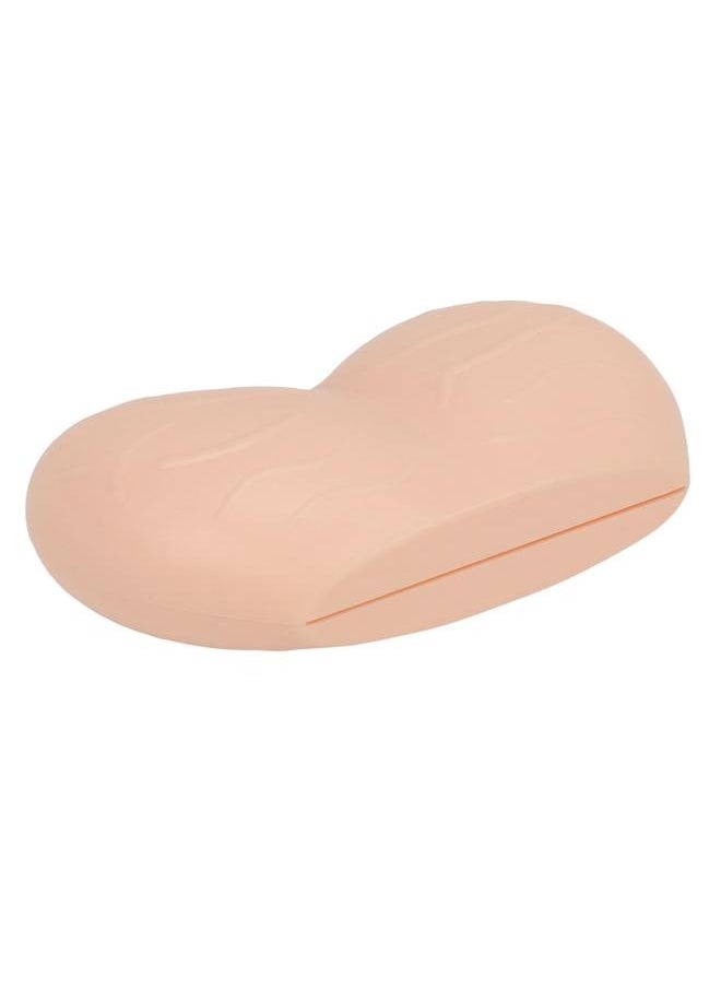 Toothpaste Squeezer Manual Labor Saving Small Portable Toothpaste Tube Squeezer for Home Travel Yellowish Pink