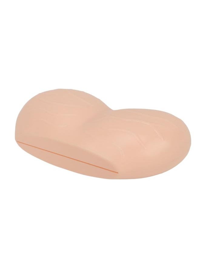 Toothpaste Squeezer Manual Labor Saving Small Portable Toothpaste Tube Squeezer for Home Travel Yellowish Pink