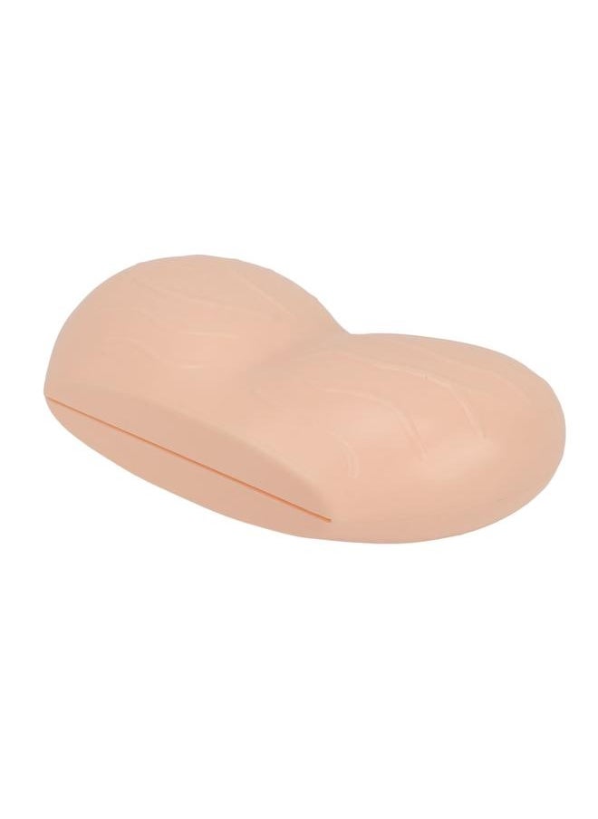 Toothpaste Squeezer Manual Labor Saving Small Portable Toothpaste Tube Squeezer for Home Travel Yellowish Pink