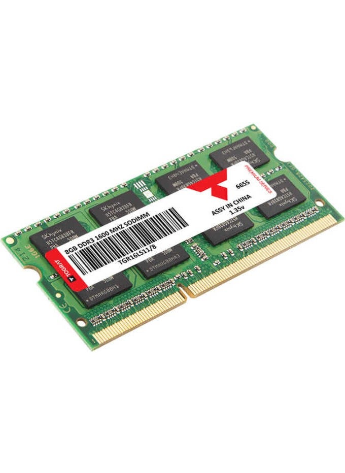 Tograt - ذاكرة RAM للكمبيوتر المحمول 8 جيجابايت DDR3L بسرعة 1600 ميجاهرتز - TGR16LS11/8 - 1.35 فولت - Image 1