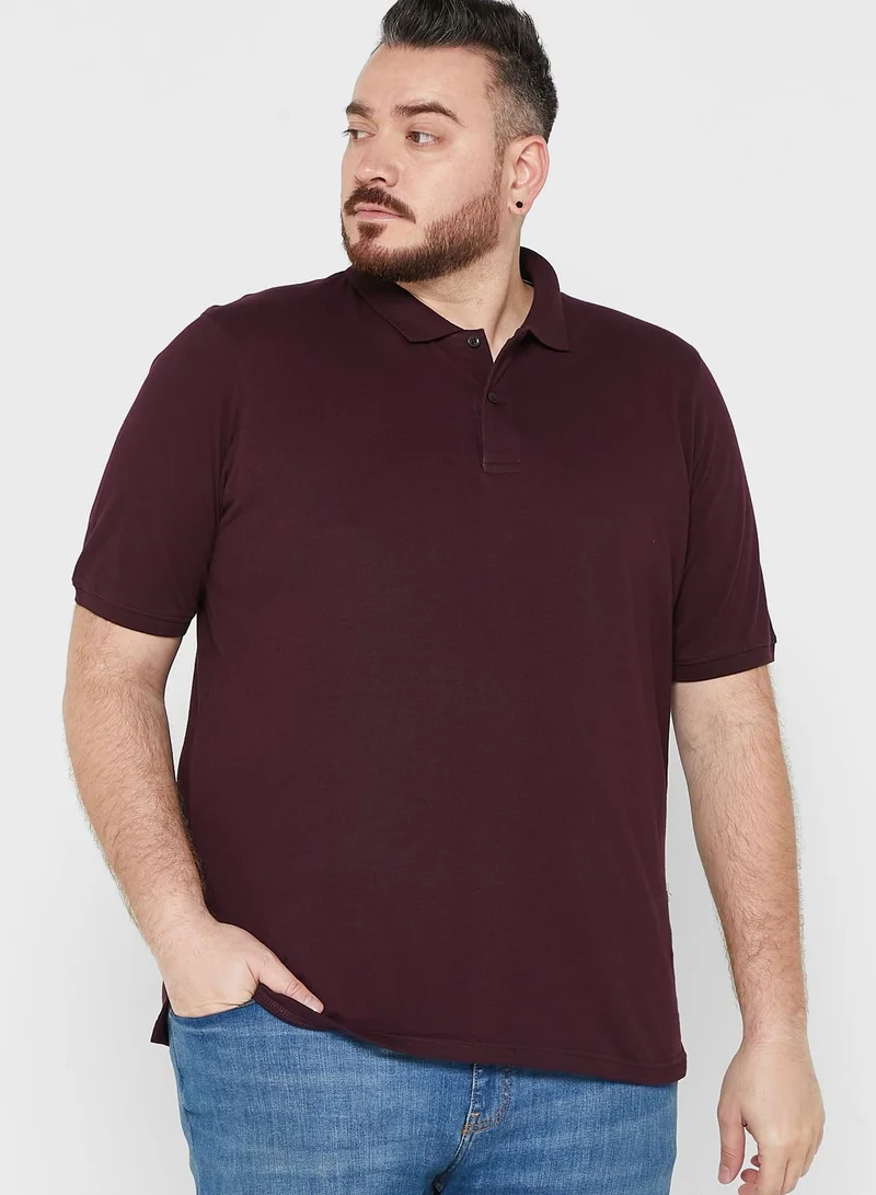 Seventy Five Plus Size Polo Shirt