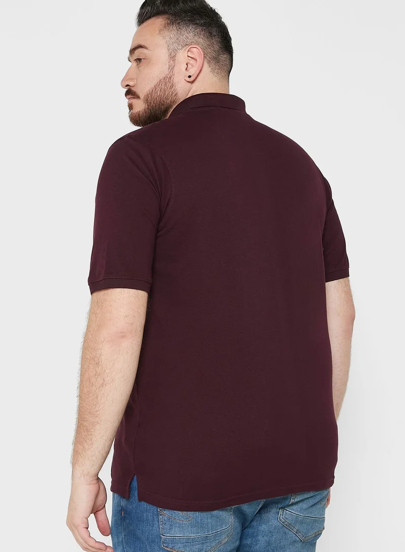 Seventy Five Plus Size Polo Shirt