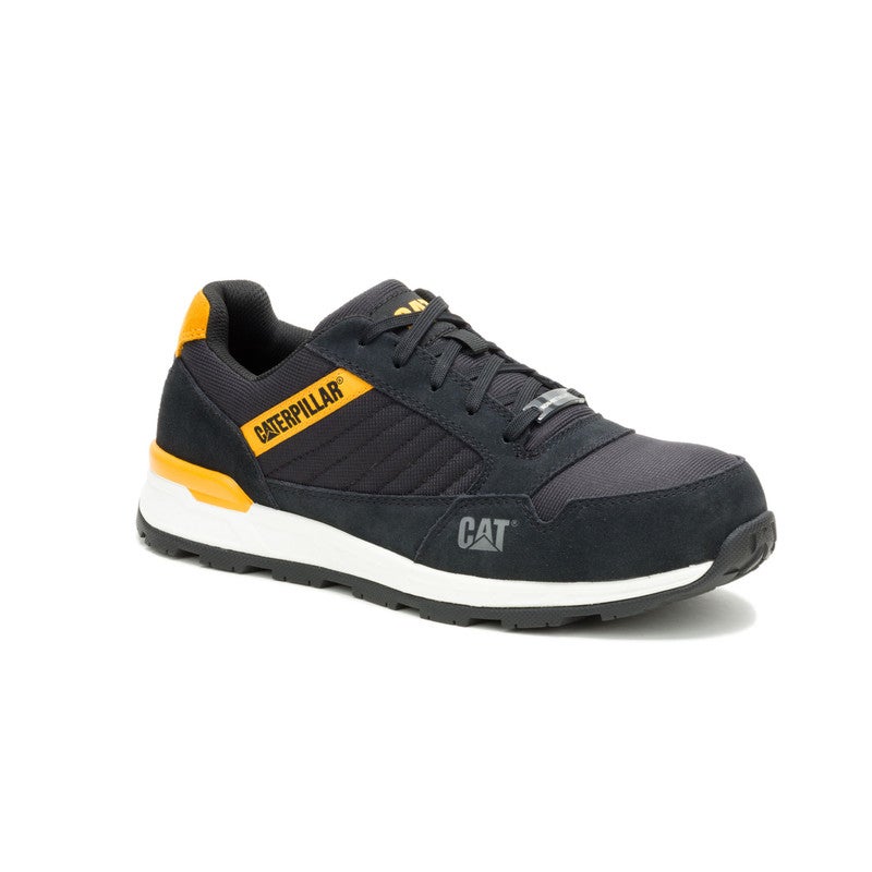 CATERPILLAR CAT Venward CT Men’s Composite Toe Safety Shoe – Black/Yellow, Slip‑Resistant, EH Rated, Lightweight Comfort - Image 2