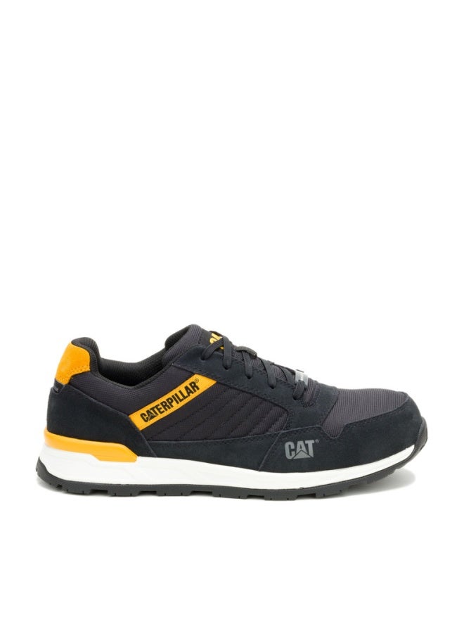 CATERPILLAR CAT Venward CT Men’s Composite Toe Safety Shoe – Black/Yellow, Slip‑Resistant, EH Rated, Lightweight Comfort - Image 1