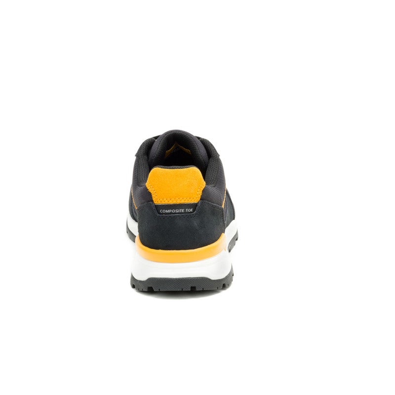 CATERPILLAR CAT Venward CT Men’s Composite Toe Safety Shoe – Black/Yellow, Slip‑Resistant, EH Rated, Lightweight Comfort - Image 4