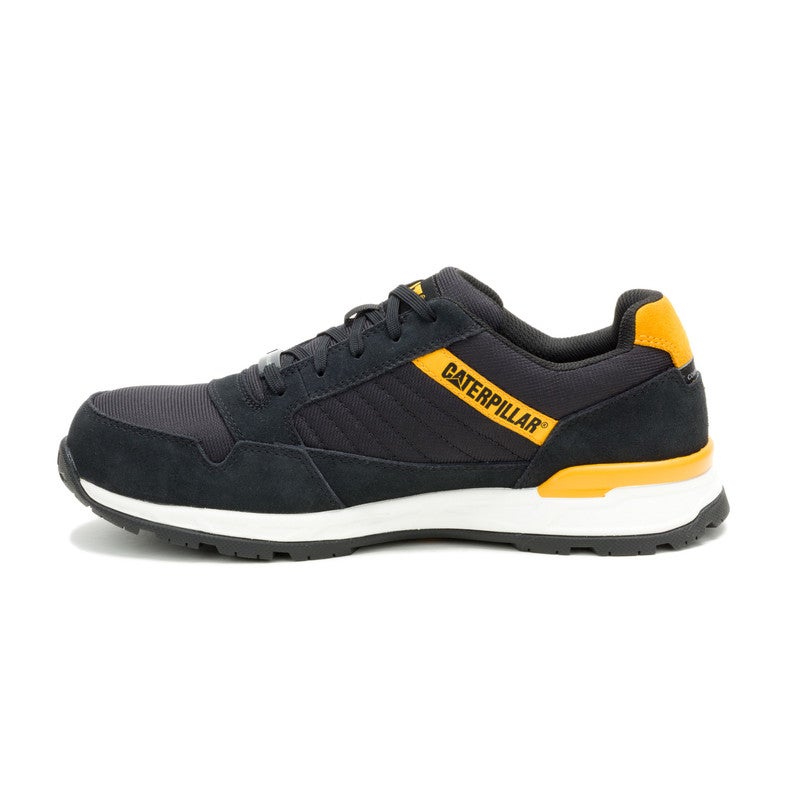 CATERPILLAR CAT Venward CT Men’s Composite Toe Safety Shoe – Black/Yellow, Slip‑Resistant, EH Rated, Lightweight Comfort - Image 3