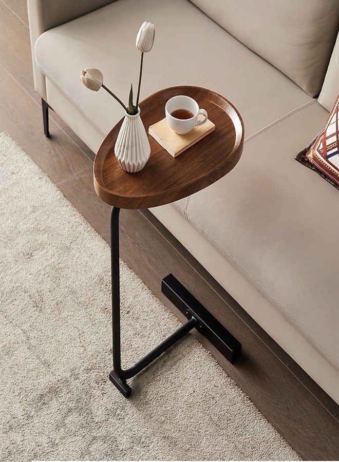 رافين طاولات قهوة فاخرة بتصميم عصري بيضاوي لغرفة المعيشة وأثاث منزلي 45 × 30 × 60 سم - Image 5