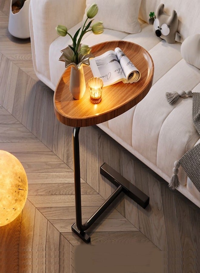 رافين طاولات قهوة فاخرة بتصميم عصري بيضاوي لغرفة المعيشة وأثاث منزلي 45 × 30 × 60 سم - Image 4