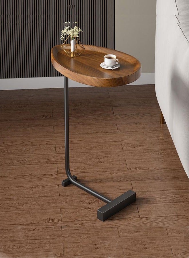 رافين طاولات قهوة فاخرة بتصميم عصري بيضاوي لغرفة المعيشة وأثاث منزلي 45 × 30 × 60 سم - Image 3