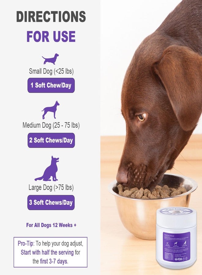 MARIMER Hip & Joint Chews for Dogs - Glucosamine, MSM, Chondroitin, Turmeric & Omega-3 - Mobility Chews for Dogs with Green Lipped Mussel & Eggshell Membrane - Chicken Flavor - 100 Soft Chews - Image 5