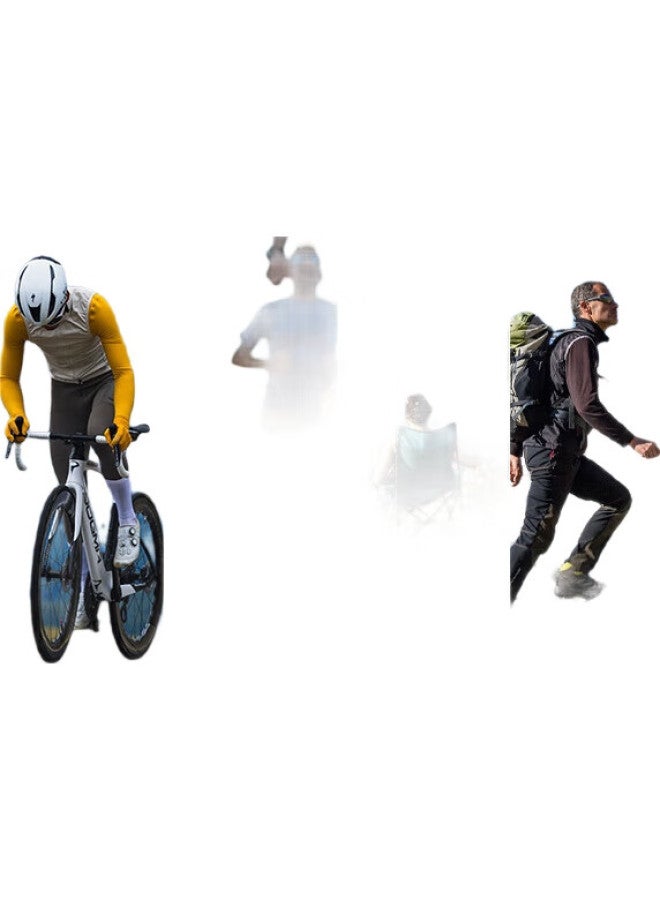 Lampada Lanpada Cycling Jersey, Lightweight Windbreaker For Women, Windproof And Water-Resistant, Portable Outer Layer, Road Bike Jacket, Cold Lock, Sand White, Size S - Image 1