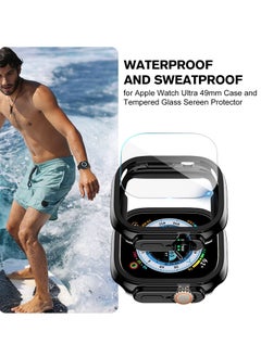 Y&D Case Compatible for Apple Watch Ultra 49mm and Screen Protector, Soft TPU Waterproof Touch Sensitive, Anti-Scratch Men Women (Ultra 49mm)  - Image 4