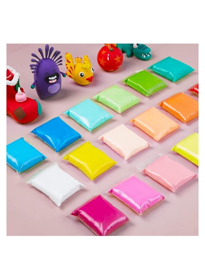 Air Dry Clay Kit, 36 Colors Modeling Clay, Ultra Light Magic Clay with Tools, Safe and Non-Toxic Modeling Clay, Ideal Gift for Kids, Art Crafts Gift for Kids, Not Stick Hands (36 Colors+ Tools) - Image 2