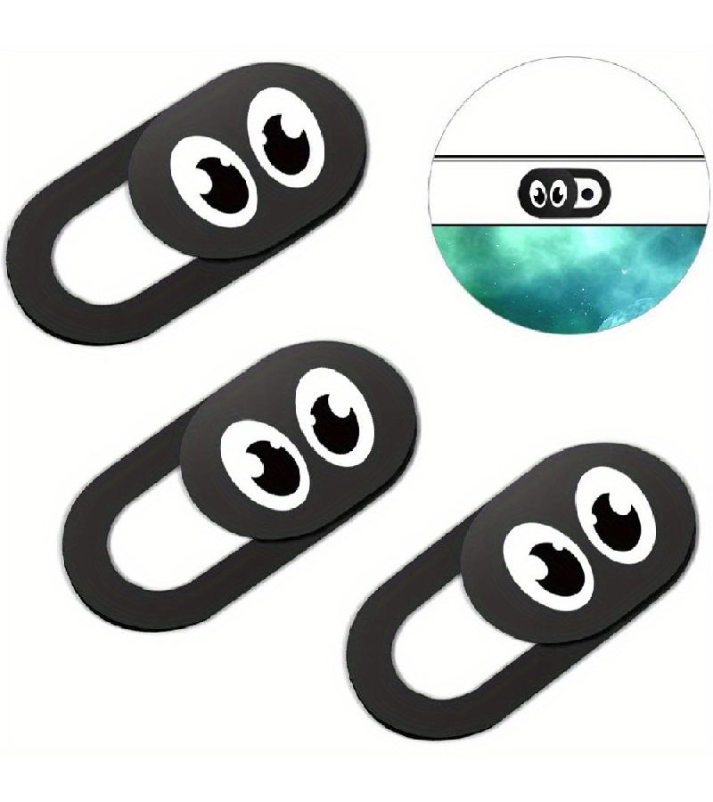 3 Eyes Webcam Slide Cover For Laptops Desktops Smartphones Privacy Security - Image 1