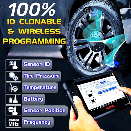 Autel MaxiTPMS MX Sensor 4pcs Pack Rubber Stem 315/433MHz TPMS Universal Tire Sensor Programmed by TPMS Tool TS401 TS408 TS501 TS508 TS601 TS608 MK808TS MX808TS MS906TS ITS600 - Image 4