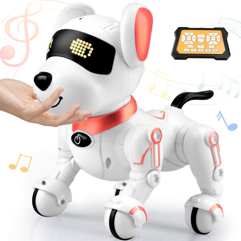 Britik Robot Dog Toys for Kids 8 9 10 11 12 Remote Control Dogs Robot Dog for Kids 812 Pet Robotic Electric Toy Robotic Dogs Toys for 5 6 7 8 9 10 11 12 Years Old Boys Girls Pink - Image 2