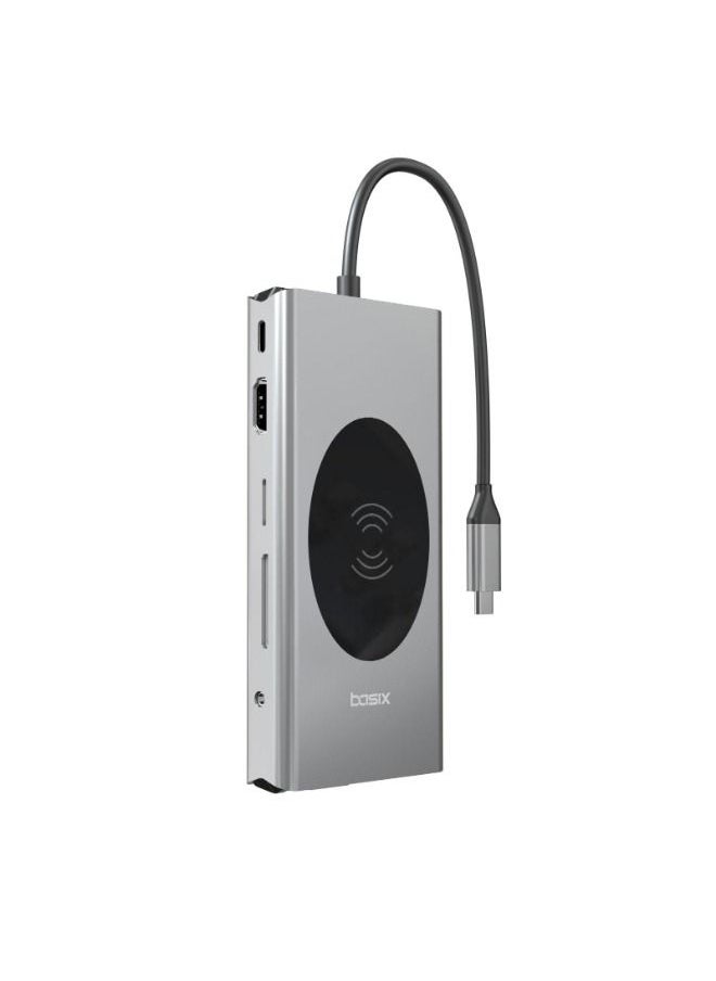 13 in 1 USB Type-C HUB USB Wireless Charging