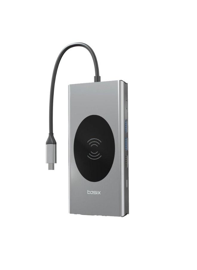 13 in 1 USB Type-C HUB USB Wireless Charging
