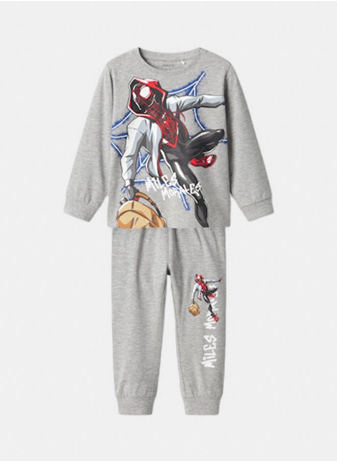 NAME IT name it Boys Nos Spider Longsleeve Nightset  - Image 2