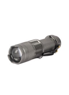 LUSTER Small LED flashlight with clip, silver  - Image 3