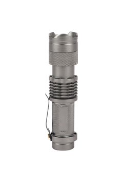 LUSTER Small LED flashlight with clip, silver  - Image 2