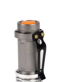 LUSTER Small LED flashlight with clip, silver  - Image 5