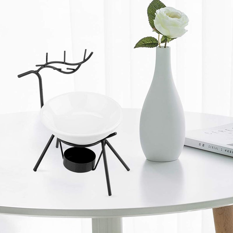 klarako Essential Oil Burner - Aromatherapy Lamps, Aromatherapy Essence Oil Burner Oil Lamps Decorations, Suitable For Meeting For Oil Lamps Rooms At Home(White) - Image 5
