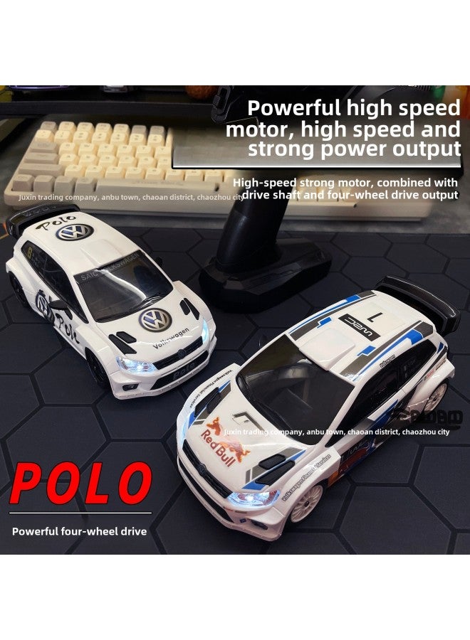 RC Drift Remote Control Car Model Racing Electric Toy Car POLO Flying Red Bull Sticker Landa Technology-Color: Without Stickers-dual Batteries - Image 4