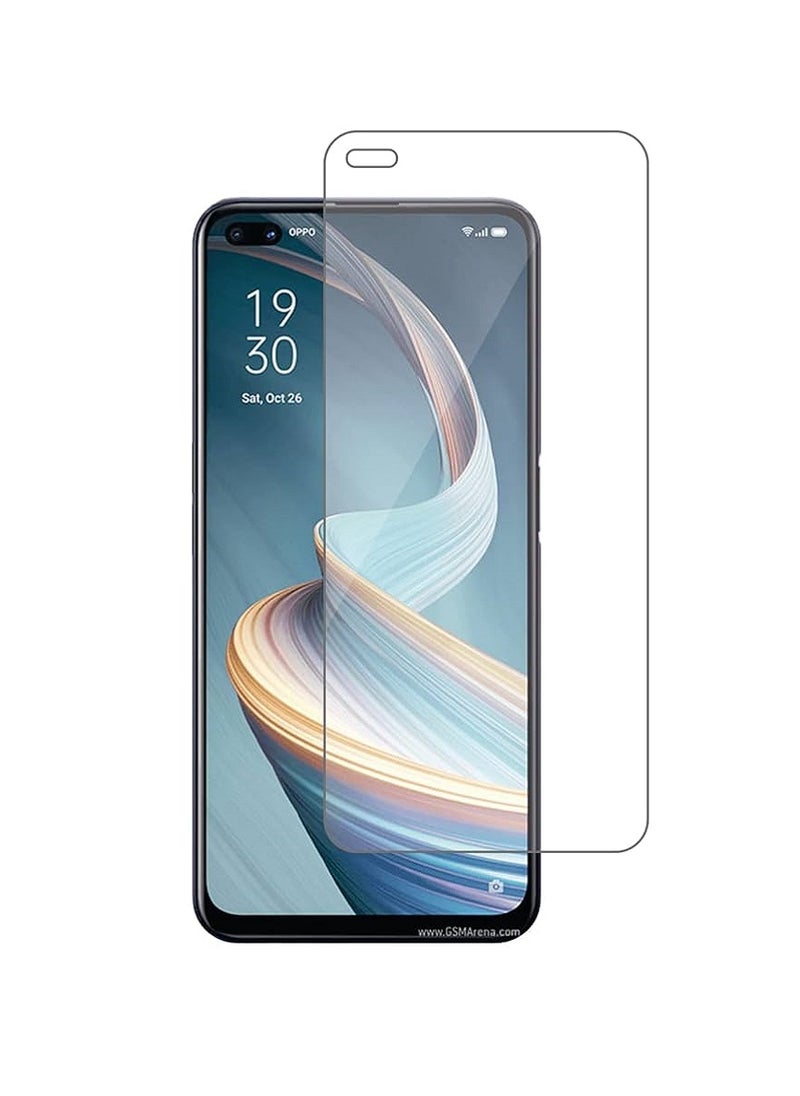 Super Tempered Glass Screen Protector Clear Designed For Oppo A92s Full Screen Coverage And Bubble Free - Image 1